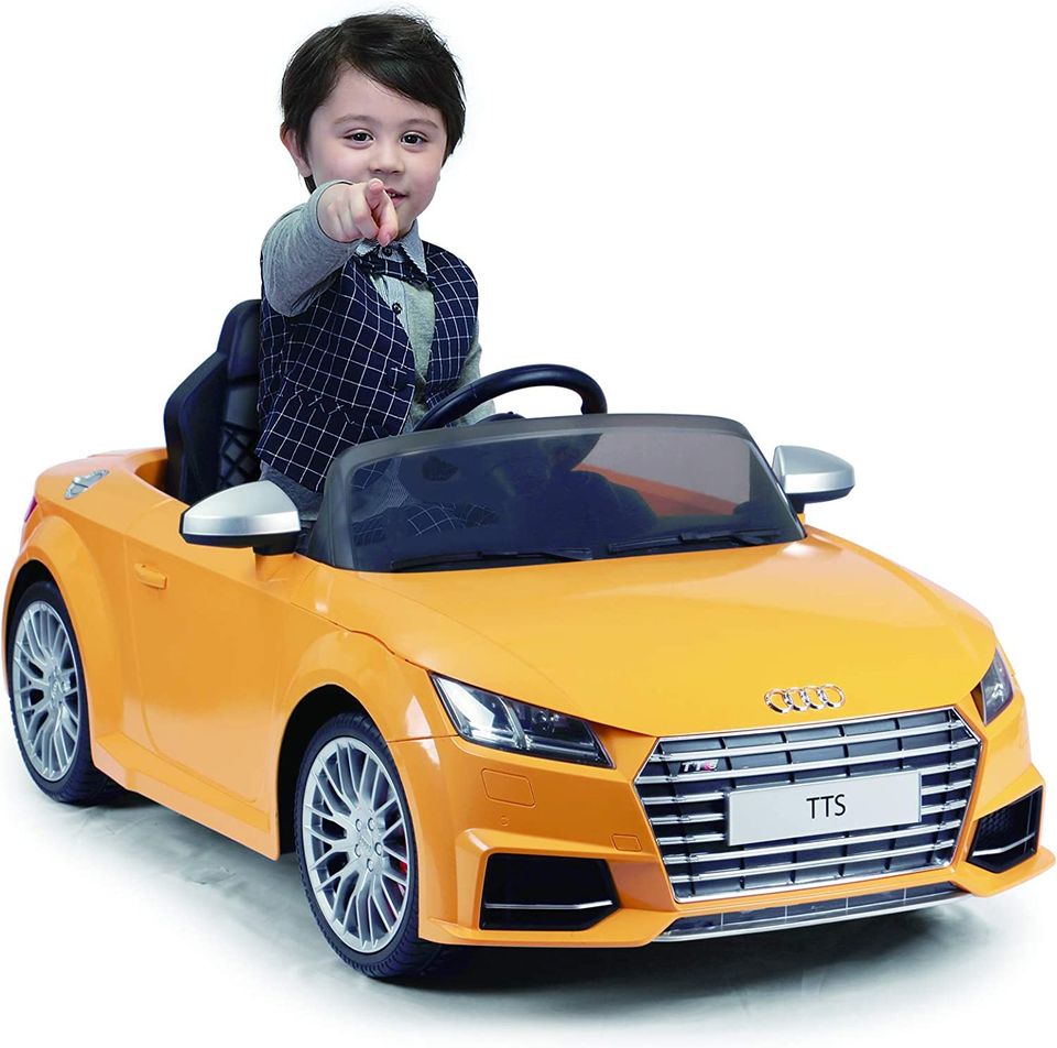 Rastar - Ride-On Elektroauto für Kinder - Audi TTS Roadster gelb in Telgte