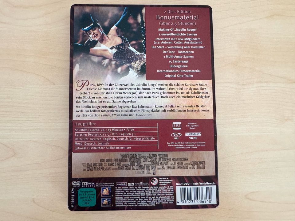 Moulin Rouge DVD 2 Disc Special Edition in Sauerlach