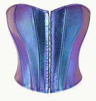 Corsage top metallic holographisch blau lila Gr. L Walle - Utbremen Vorschau
