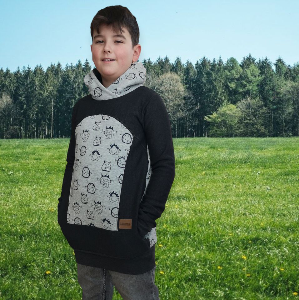 Hoodie Kapuzenpullover Sweat Kinder Gr. 158 ❤️‍handundherzgemacht in Halle