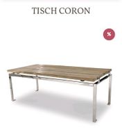 Tisch Coron Esszimmertisch Chrom Vintage NP 1398.- Bayern - Tittmoning Vorschau