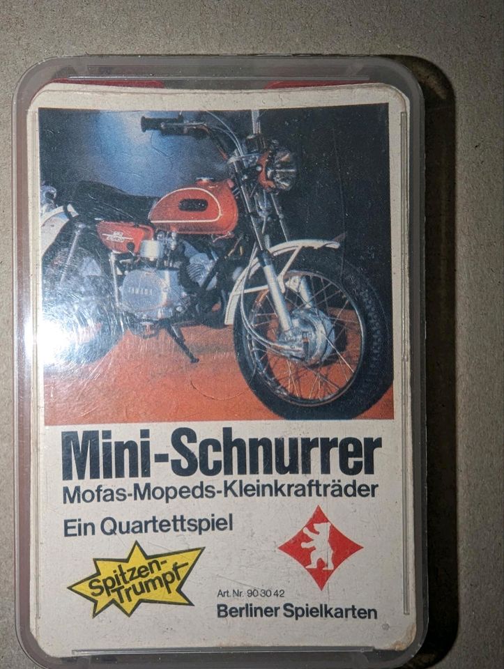 Karten, Kartenspiel, Berliner Karten,Moped, Oldtimer, Motorrad, in Witten