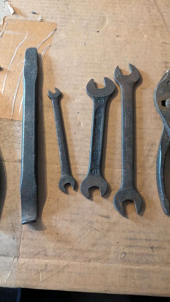 Werkzeug Set Vintage Schraubenschlüssel, Zangen Hazet in Haiger