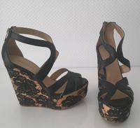 JIMMY CHOO WEDGES PLATEAU HIGH HEEL SANDALE 37,5 TOP ZUSTAND Nordrhein-Westfalen - Witten Vorschau