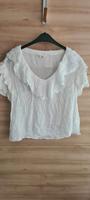 H&M Bluse weiß Volants Baden-Württemberg - Ulm Vorschau