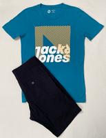 Jack & Jones T-Shirt Gr. S + H&M Shorts 28 Bermuda Herren blau Bayern - Erlangen Vorschau