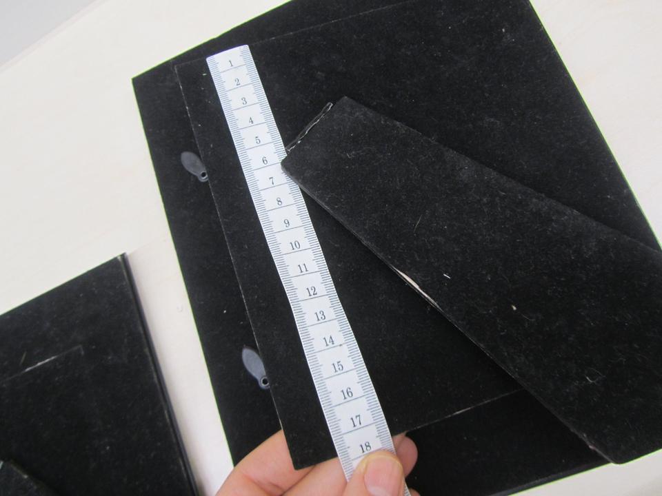 2 Bilderrahmen 10x15 + 12,7 x 17,8 cm Glas schwarz gold elegant in Dingolfing
