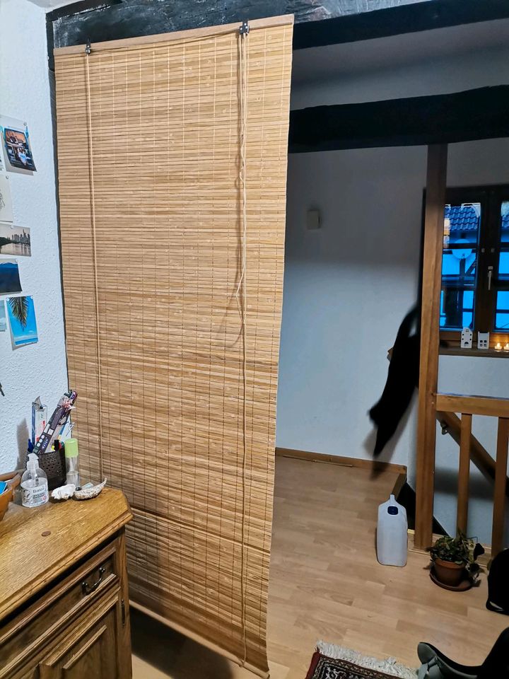 Bambus Vorhang Abtrennung Rollo 180x80 cm in Hemmingen