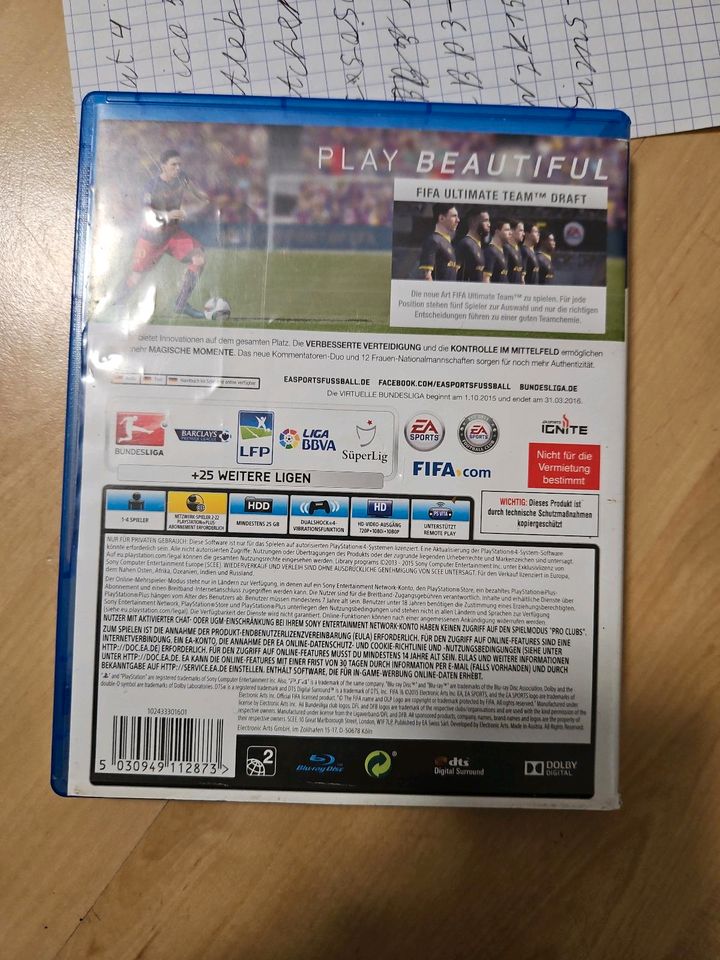 Fifa 16 für Playstation4 in Köln