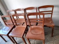 7 Holzstühle zu verschenken Bayern - Höchstadt Vorschau