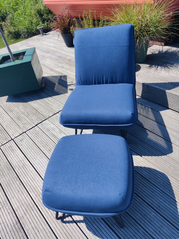 Lanterfant Jeroen Relaxstuhl Lounge Set mit Hocker *Neu* in Köln