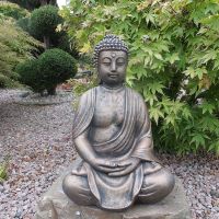 Steinfigur Buddha Shiva Gartenfigur Dekoration frostsicher Nordrhein-Westfalen - Korschenbroich Vorschau