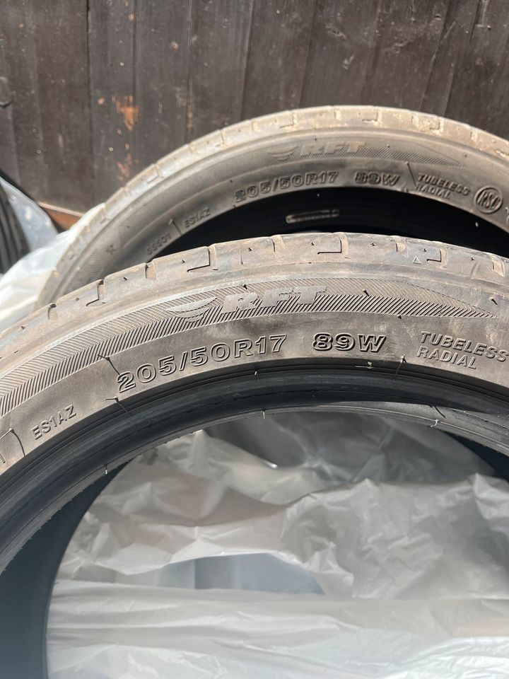 4x Sommerreifen 17 Zoll (Continental, Bridgestone) in Stuttgart