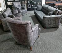 Sofa Couch  Schlaffunktion 3-2-1-1 Anthrazit  Vintage Neu ware Nordrhein-Westfalen - Oberhausen Vorschau