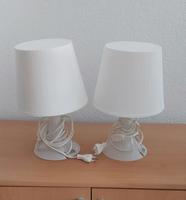 2 Nachtischlampen in weiß Nordrhein-Westfalen - Lippstadt Vorschau
