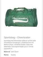 Cheerleader Sportsbag grün 32 Liter neu Sporttasche Cheer Duisburg - Duisburg-Süd Vorschau