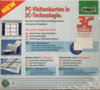 PC-Visitenkarten, zum selber drucken, Sigel, 25 Blatt, neu Nordrhein-Westfalen - Solingen Vorschau