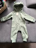 Baby Anzug für Draußen mit Kapuze mint grün NEU Größe 80 Brandenburg - Kloster Lehnin Vorschau