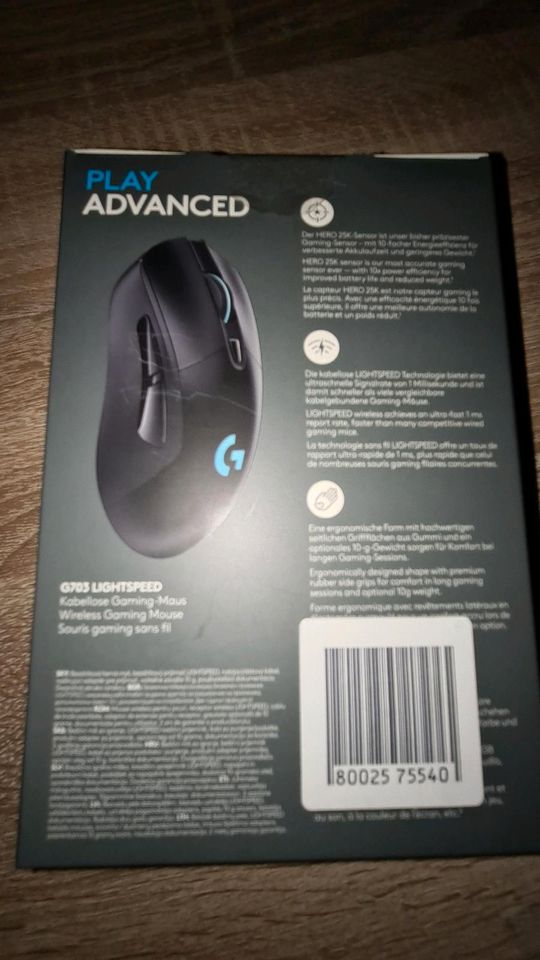 Logitech Lightspeed G703 Gaming Maus wie Neu in Langenhagen