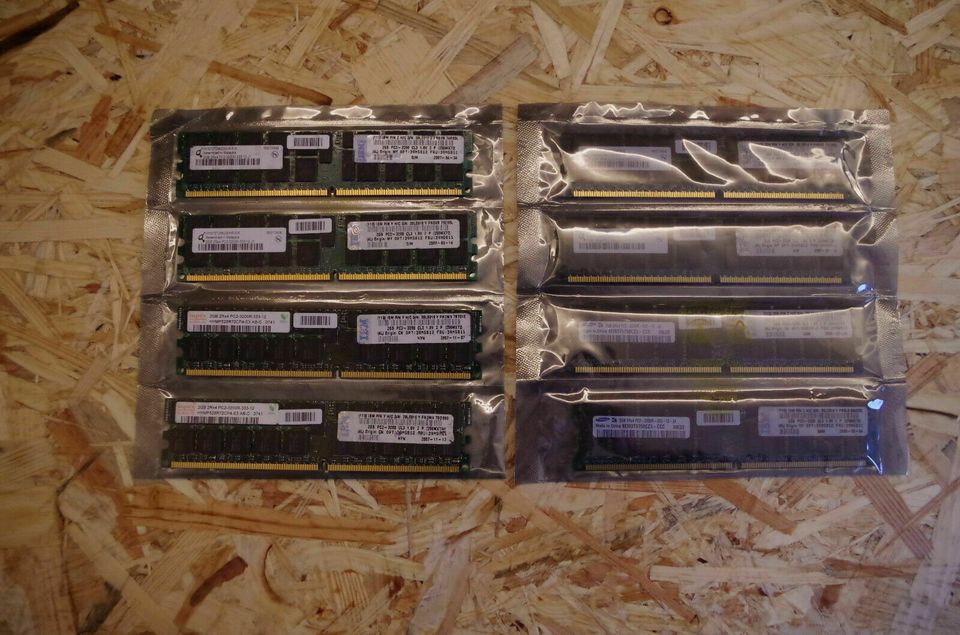 Arbeitsspeicher ECC RAM diverse Riegel DDR2 512MB 1GB 2GB Server in Baunach