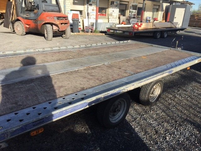 Anhänger Trailer Tieflader 3,5t kippbar mieten 5m €/18-10 Uhr in Heinsberg