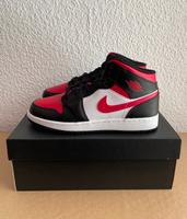 Jordan 1 Mid Black Fire Red Gs 40 Neu unter Retail Baden-Württemberg - Tübingen Vorschau