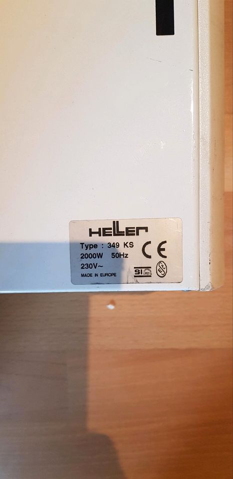 Verkaufe elektrische Heizung von Heller in Braunsbedra