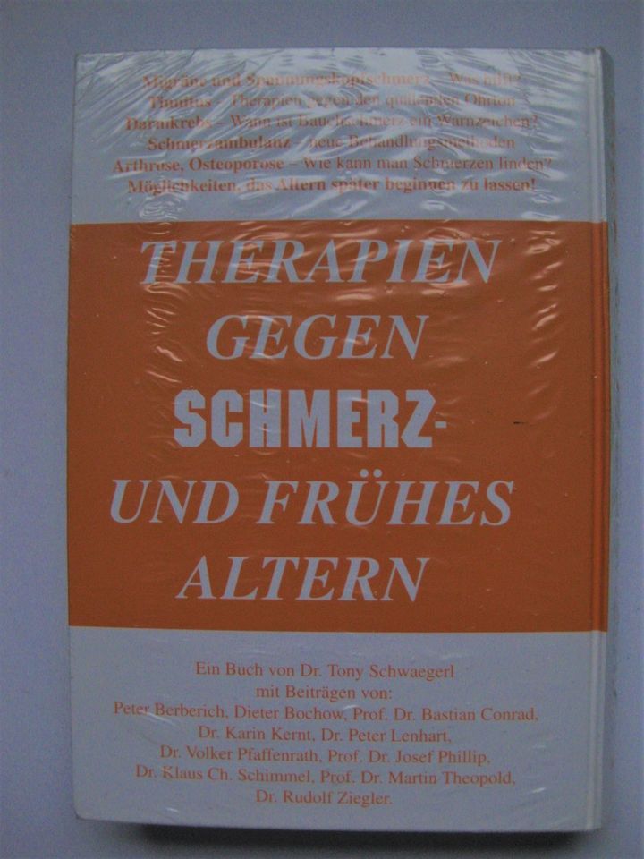 NEU OVP Buch "Therapien gegen Schmerz- und Frühes Altern" OVP in Essen