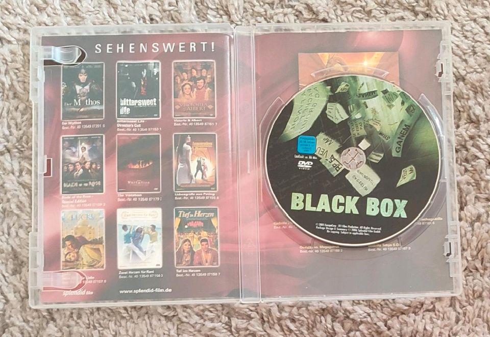 DVD Black Box Film Thriller Mystery 2005 in Dresden