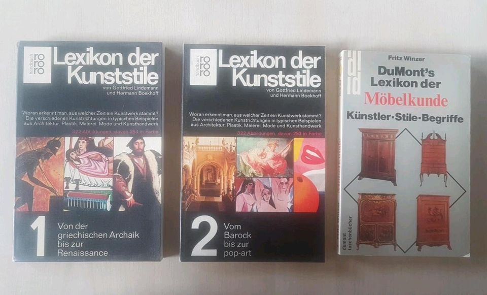 Lexikon der Kunststile 1 & 2 DuMont's Lexikon der Möbelkunde in Beilngries