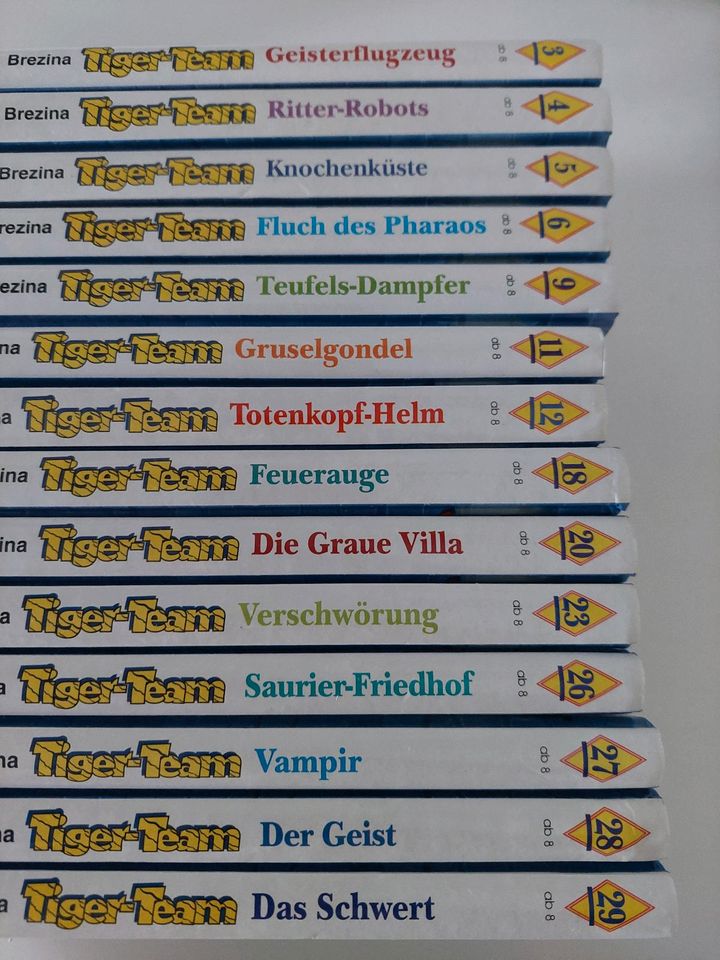 14 TigerTeam-Bücher (3-6,9,11,12,18,20,23,26-29) in Frankfurt am Main