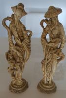 2 Chinesisch/Asiatische Figuren Geisha Frau u. Mann Skulptur Hessen - Ober-Mörlen Vorschau