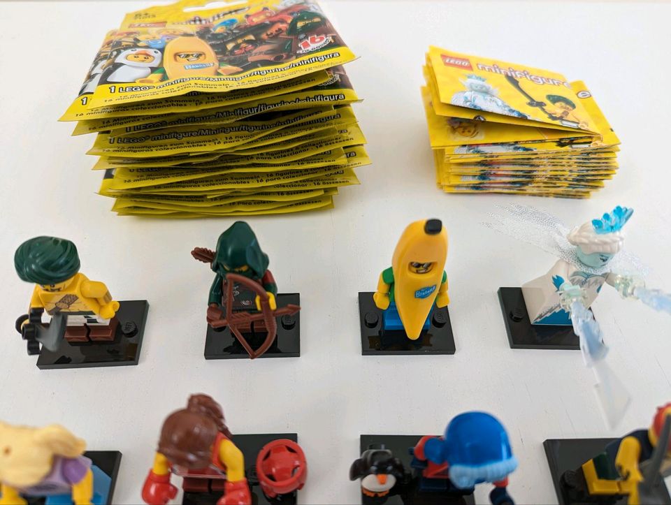 ☆☆☆ LEGO Minifiguren Serie 16 kompletter Satz 16 Figuren in Ehningen