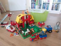 Lego duplo Bauernhof Feuerwehr Krankenwagen Traktor Flugzeug Zug Sachsen - Bernsbach  Vorschau