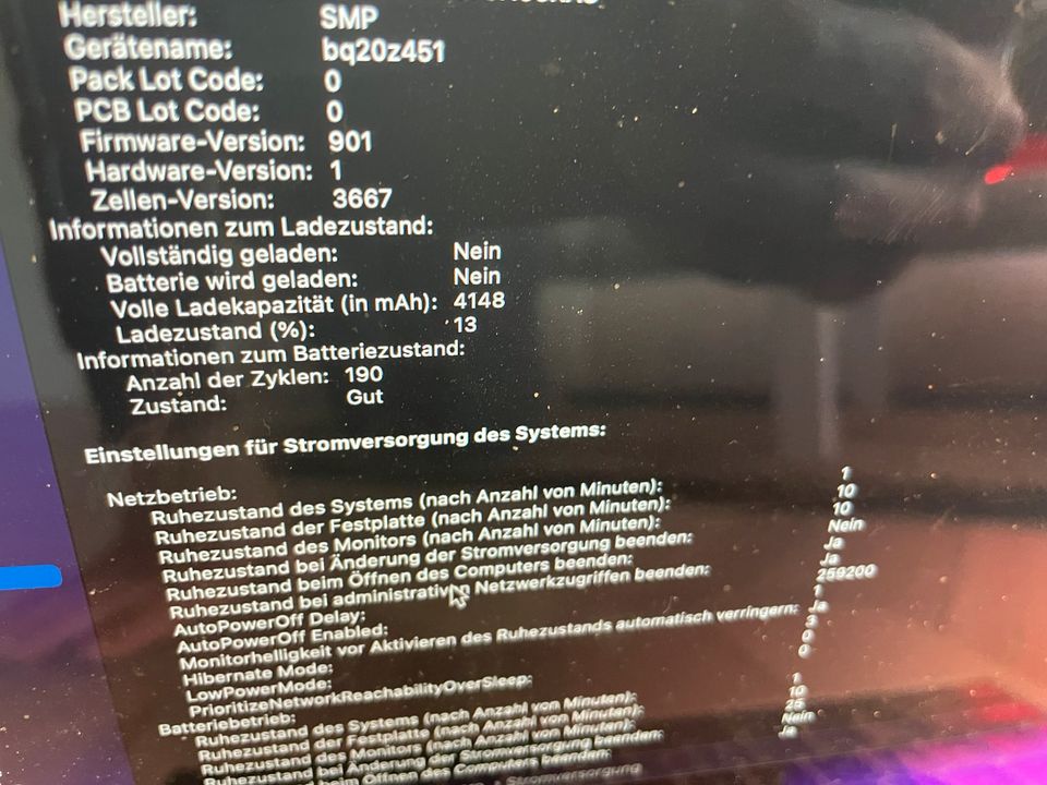 Apple MacBook Pro 2016 512GB SSD, 8GB RAM in Rodgau