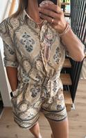 Bluse und Shorts beige ethno Look Bohoo Ibiza Style Set S 36 Baden-Württemberg - Ammerbuch Vorschau