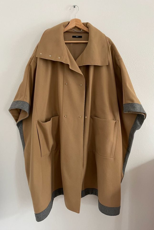 NEUWERTIG HUGO BOSS Oversized Damen Parka Mantel Beige Schurwolle in Berlin