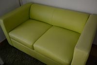 Kompakte 2-er Couch grün modernes Design Kunstleder Rügen - Ostseebad Binz Vorschau