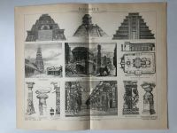 Baukunst Architektur Amerika Indien alt antik Druck Zeichnung Hessen - Kassel Vorschau