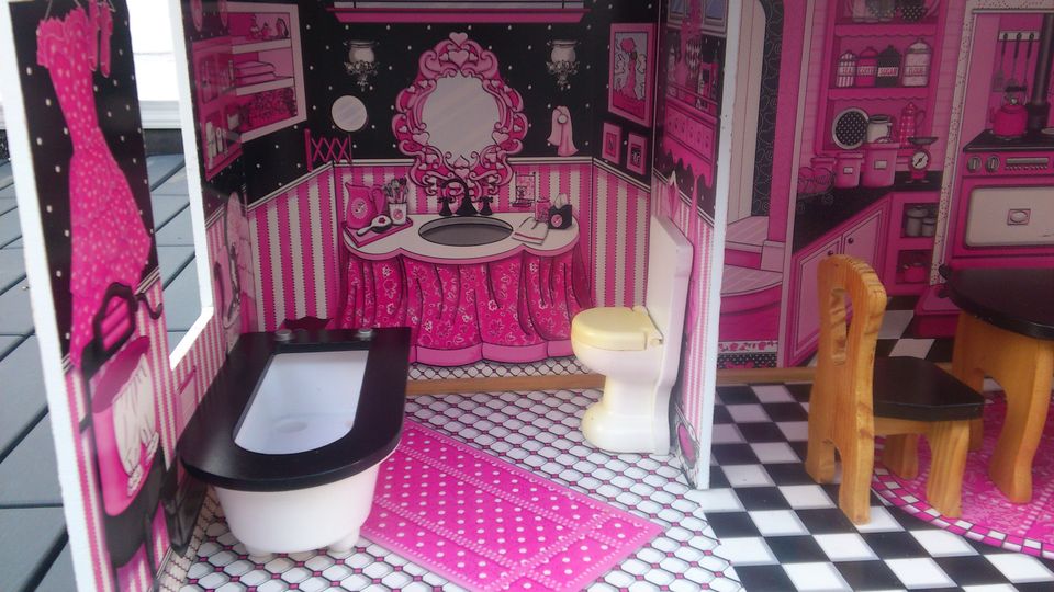 "KIDKRAFT - Puppenhaus - Barbie & Co. - pink - rosa" in Alzey