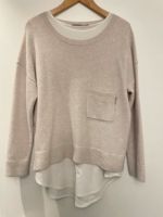 Oui Pullover beige mit Unterhemd weiß Gr.40 Altona - Hamburg Othmarschen Vorschau