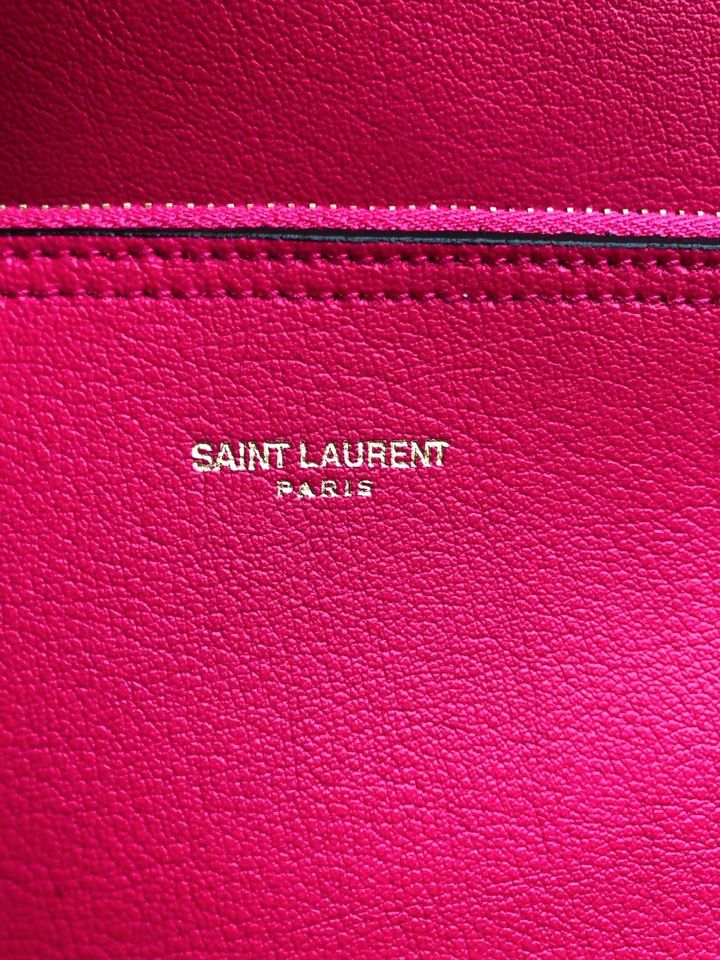 YSL CLUTCH POUCH VON SHOPPER BAG PINK SAINT LAURENT in Oerlinghausen