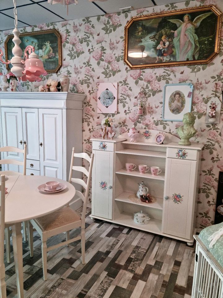 ⚘️⚘️Shabby Chic tolles Highboard Landhausstil weiß⚘️⚘️ in Herne