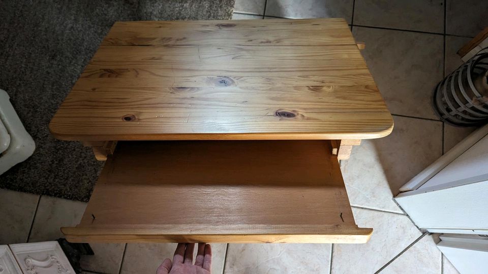 Holztisch zum aufklappen Holz Sideboard Schreibtisch in Tarp