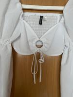 Neue Bluse in Kurzform Gr. 38 in weiß von H&M Hessen - Habichtswald Vorschau