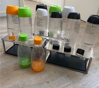 Kunststoff Trinkflaschen mit edelstahl Halterung Set Nordrhein-Westfalen - Linnich Vorschau