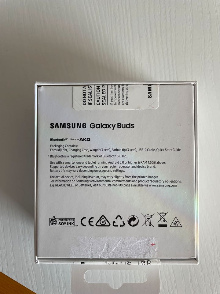Samsung Galaxy Buds Silber Bluetooth NEU + UNGETRAGEN in Colmberg