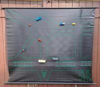 Magnettafel mit Modellautos, Fahrschule DDR, ESPEWE, Permot Sachsen - Dohna Vorschau