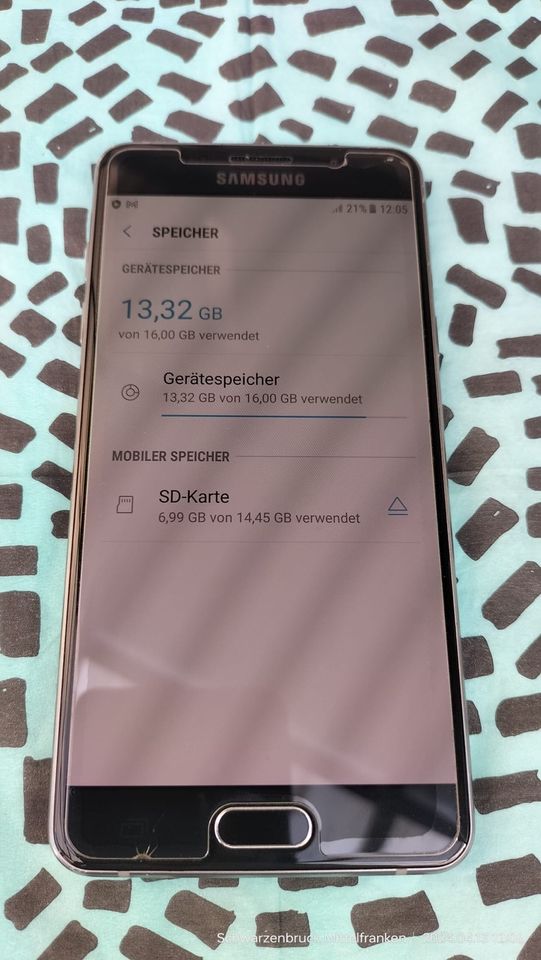 Samsung Galaxy A5 2016 16gb schwarz in Schwarzenbruck