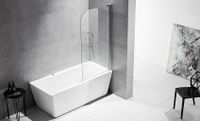 Duschabtrennung für Badewanne, Alunatur, Sicherheitsglas Hessen - Eschborn Vorschau